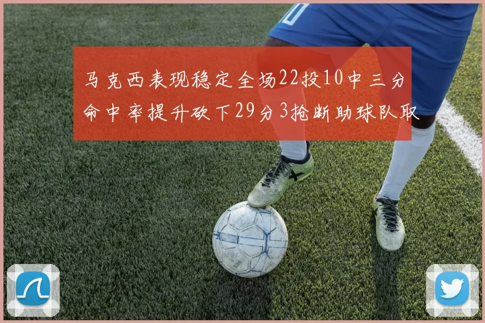 马克西表现稳定全场22投10中三分命中率提升砍下29分3抢断助球队取胜